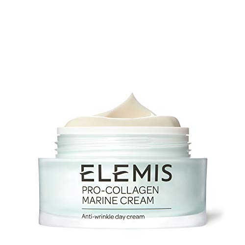 Elemis ProCollagen Marine Cream AntiWrinkle 3in1 Smoothing Face Moisturiser with Chlorella Ginkgo Biloba and Padina Pavonica Ultralight Gel Day C