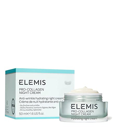 ELEMIS ProCollagen Oxygenating Night Cream AntiAgeing Face Cream to Firm Smooth and Nourish AntiWrinkle Night Cream for Women and Men Overnight F