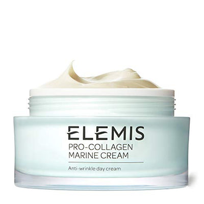 ELEMIS ProCollagen Marine Cream AntiWrinkle Face Cream 3in1 Smoothing Face Moisturiser with Chlorella Ginkgo Biloba and Padina Pavonica Ultraligh