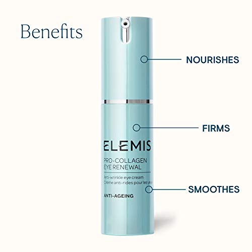 Elemis ProCollagen Eye Renewal Cream AntiWrinkle Eye Cream to Nourish Firm and Smooth Intensive Under Eye Cream to Reduce Appearance of Fine Line