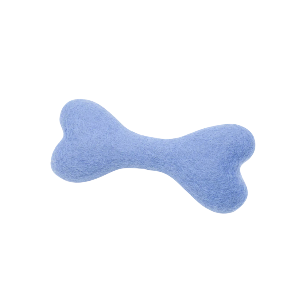 Wool Bone Catnip Cat Toy