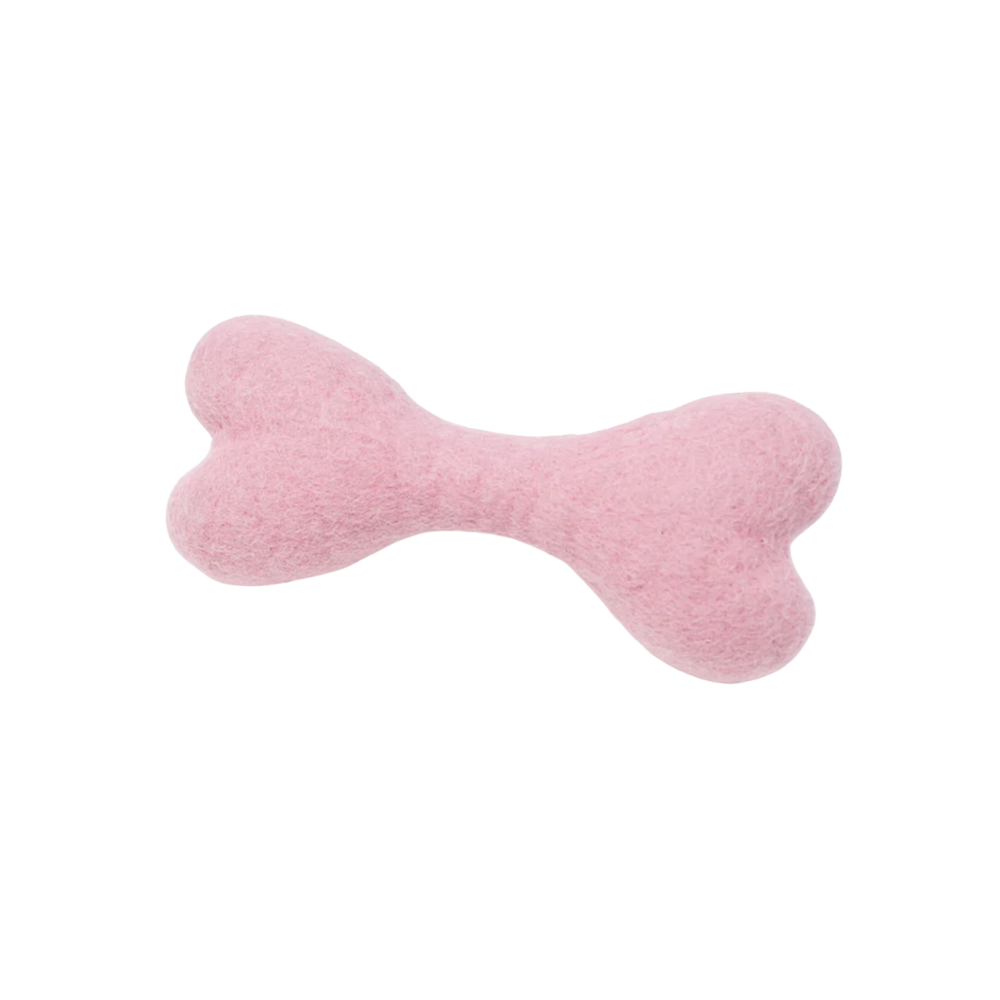 Wool Bone Catnip Cat Toy