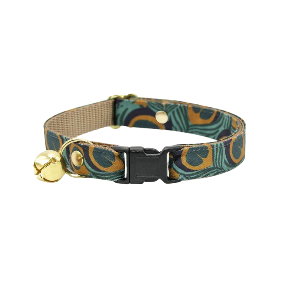 Peacock Cat Collar