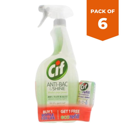 Cif 700ml Anti-Bac Spray & 70ml Eco Refill