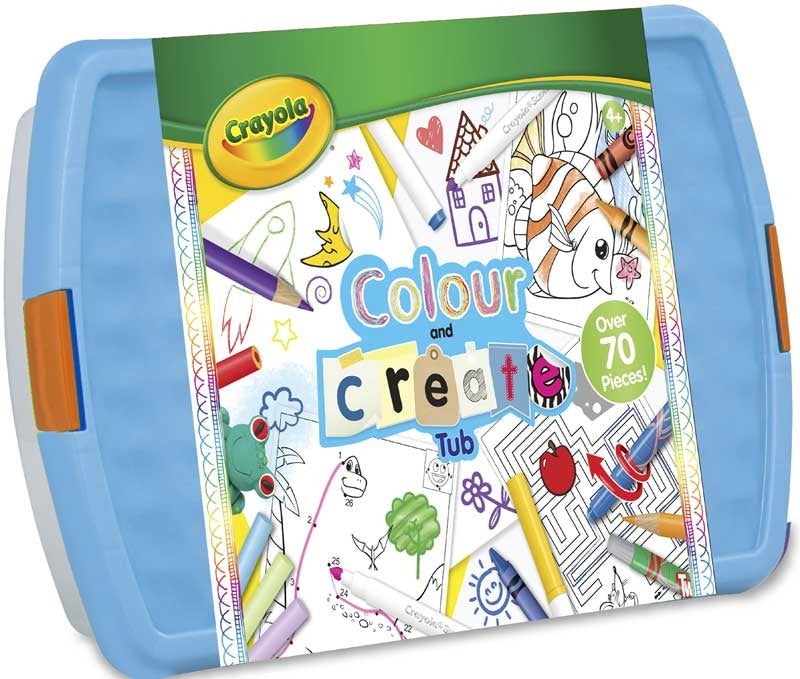 CRAYOLA COLOUR AND CREATE TUB