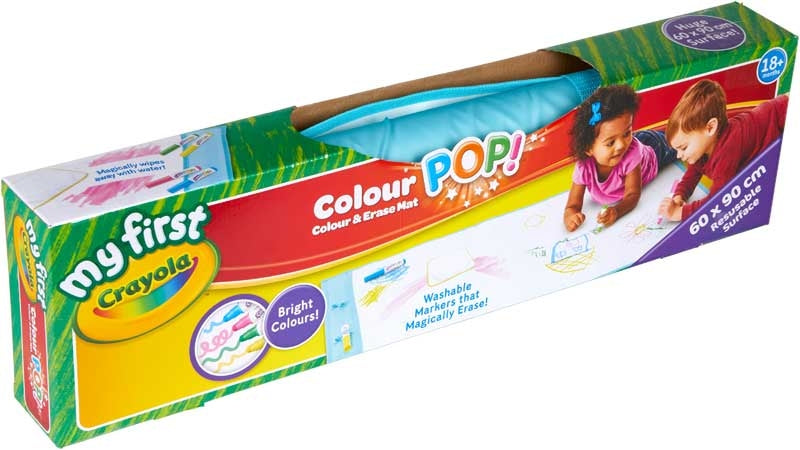 CRAYOLA MY FIRST CRAYOLA COLOUR POP COLOUR AND ERASE MAT