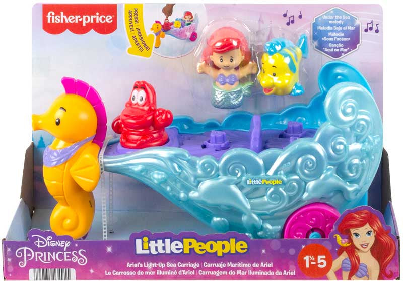 LITTLE PEOPLE LITTLE MERMAID ARIEL CARRIAGE