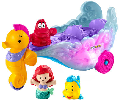 LITTLE PEOPLE LITTLE MERMAID ARIEL CARRIAGE